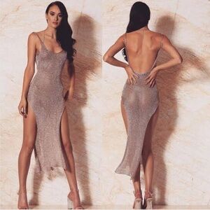 Meshki Metallic Swim Coverup